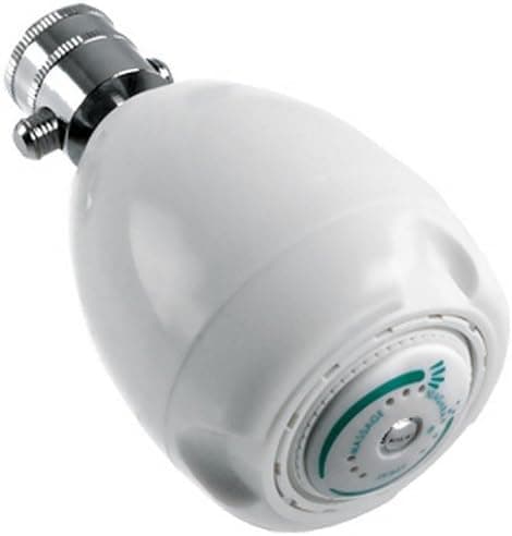 Niagara N2915-V Earth Massage 1.5 GPM Showerhead with Soak & Soap Valve, White