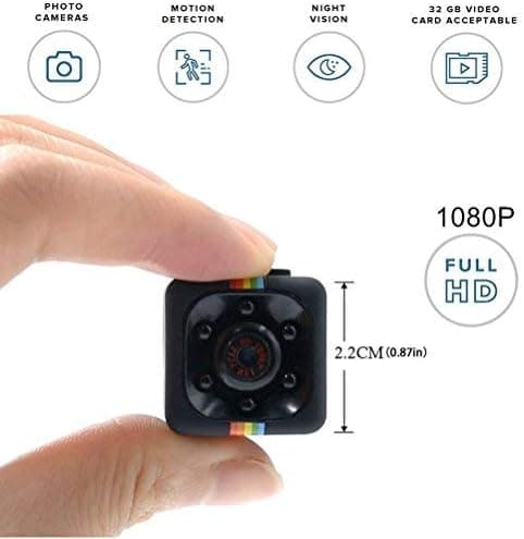 Mini Spy Hidden Camera 1080P HD Infrared Night Vision Motion Detection Nanny Cam Housekeeper Pet Baby Monitor USB Security Camera Home Surveillance Camera Sport Video Camera