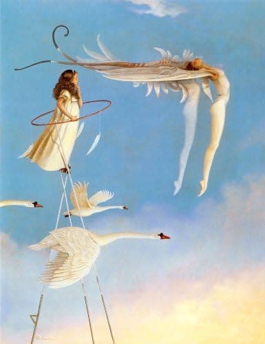 Michael Parkes - Swan Spirit - Steltman Editions Art Print EXCLUSIVE SOURCE FOR SOLD OUT STELTMAN EDITION