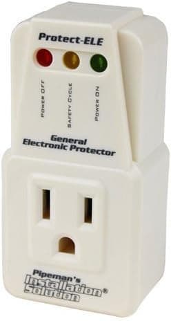 Small General Electronics Surge Protector 1800W Watts Brownout Voltage Protector 2 PACK