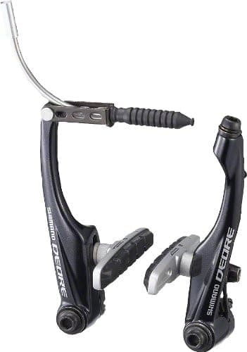 SHIMANO BR-M590 Deore Bicycle V-Brake (Front, Black)