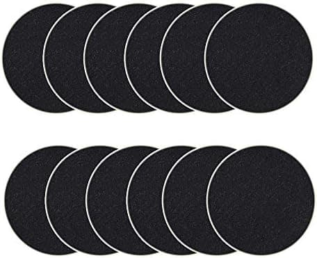 YOMNEE 12Pack Round 6.75 Inches Charcoal Filters for Kitchen Compost Bin Pail Replacement Filter Countertop Home Bucket Refill Sets (6.75 Inch 12Pack)