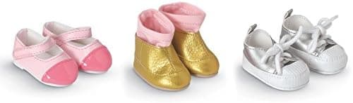 Corolle Girls Mademoiselle Shoes, 14" (Styles may vary)
