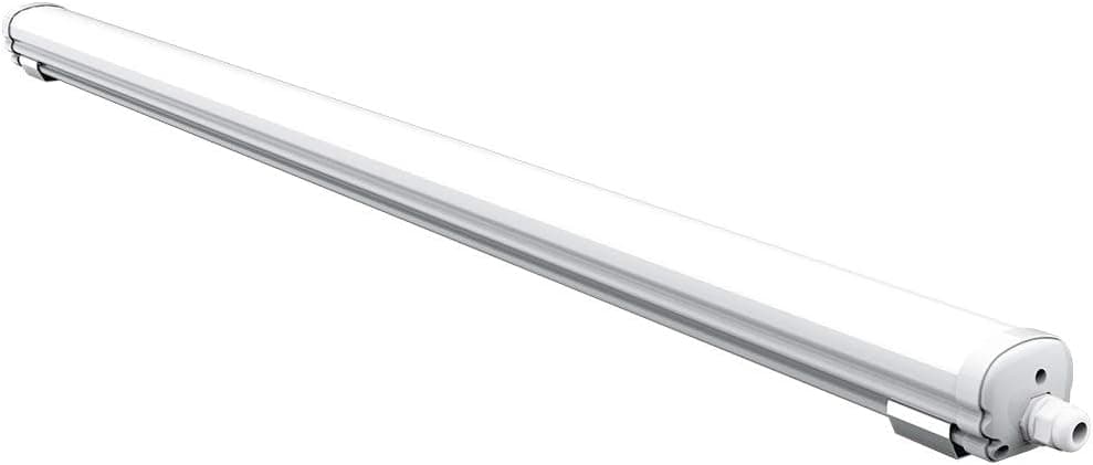 LLT 4Ft Vapor Proof LED Light Fixture 32W=80W Equiv. 5000K (Daylight) - IP66 Wet Location Multiple Switch Waterproof Tight Shop Light 2900lm - 120-277V Commercial Warehouse, Car Wash, Garage, 12 Pack