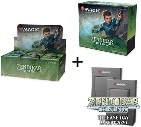 MTG Zendikar Rising Booster Box & Bundle & Both Commander Decks! TCG Magic The Gathering Card Game