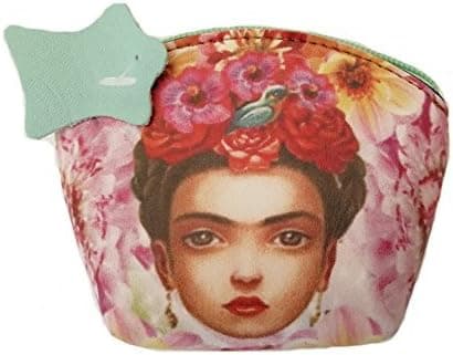 Leather Mexican Frida Kahlo small purse