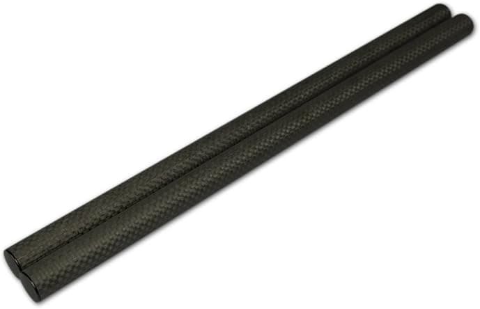 Lanparte CFR-300 Carbon Fiber Rod, Pair (Black)