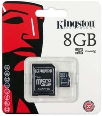 HTC / T-Mobile myTouch 3G, myTouch 3G slide, myTouch 4G, myTouch 4G slide Cell Phone Compatible 8GB Micro SDHC Flash Memory Card + SD Adapter - Genuine Kingston with Retail Package - Bargains Depot