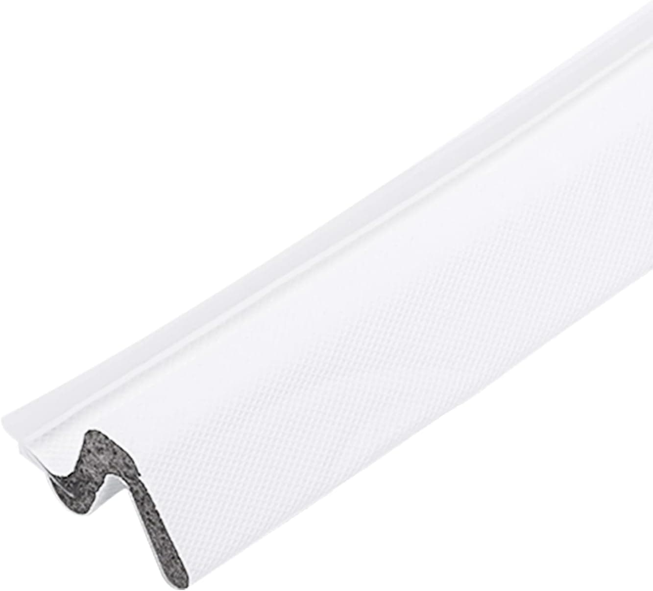 Kerf Weather Seal Stripping 3 PCS 84 inch (Total 21Ft) Kerf Door Seal Resilient PU Foam Door Weatherstrip Seal for Various Doors with Slot(White)