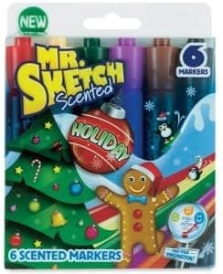 Mr. Sketch Scented Holiday Markers (6 Markers)
