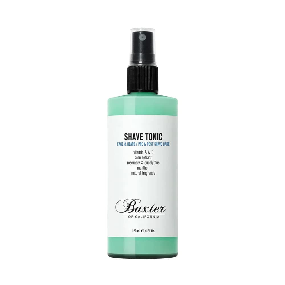 Baxter of California Shave Tonic For Men | Non-Drying | Hydrate & Strengthen | Aloe Extract and Eucalyptus | 4 fl oz.