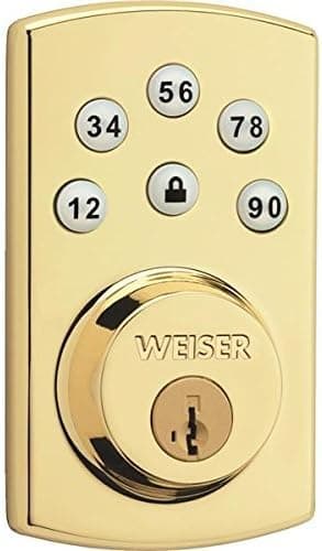 Weiser Lock GED1460X 3BR SMT MS RLR2 Powerbolt Electronic Deadbolt