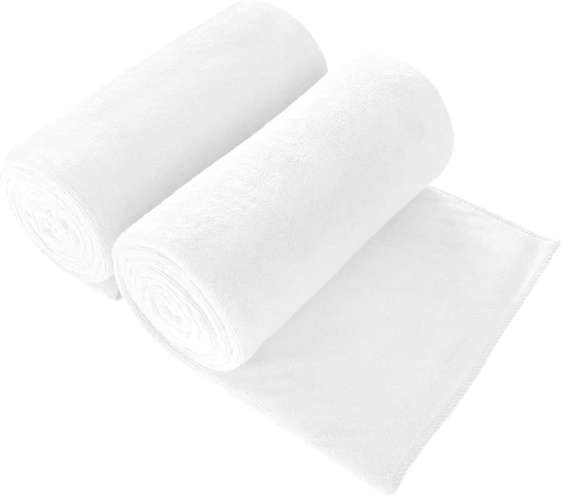 JML Microfiber Bath Towels, Oversized Bath Towel 2 Pack(40" x 80"), Super Absortbent and Fast Drying, Soft Multipurpose Microfiber Bath Sheet for Beach, Sports, Fitness, Yoga