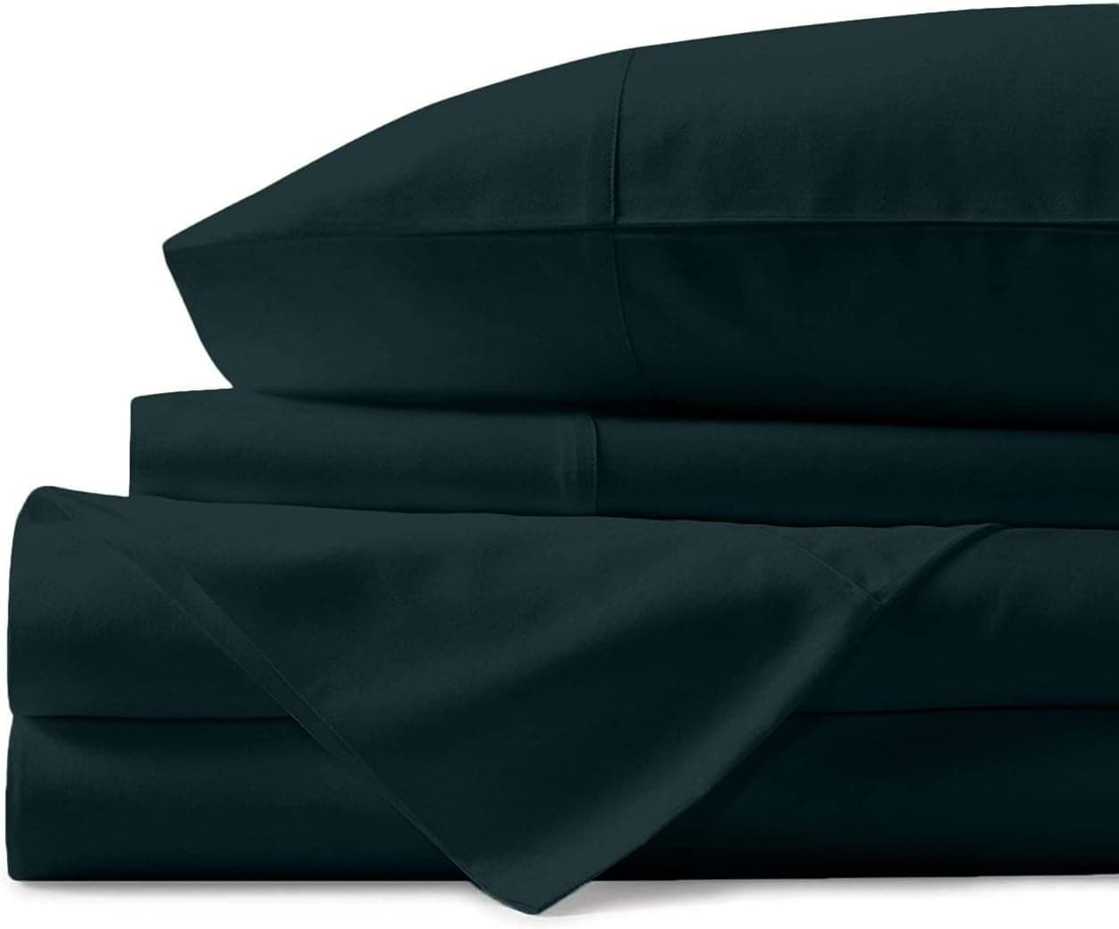 Twin Sheets 600 Thread Count Teal Bed Sheets, 100% Best Egyptian Cotton Sheets for Twin Size With 17" Extra Deep Pocket Cotton Sheets - Twin Sheets Cotton for Kids & Adults, Hotel Sheets Set