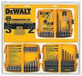 Dewalt DW1163P3 49PC Combo Drill/Driver Set NEW!