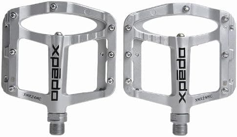 New Xpedo XMX24MC MTB BMX Bearing Seald Magnesium Flatfrom Pedals 9/16'' 5 Colors (Silver)