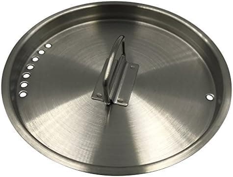 DZO Universal Cup Lid, Stainless Steel - Fits Most Camping, Hiking and Backpacking Cups - Turn Your Cup Into a Cooking Pot
