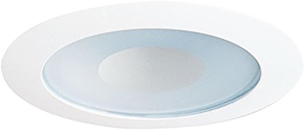 Juno Lighting 12 WWH Incandescent Recessed Shower Trim, 50 watts, 4-inch, White, Unfinished