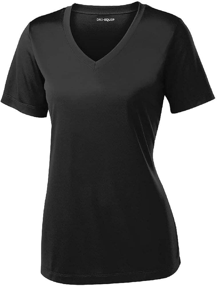 Women's Short Sleeve Moisture Wicking Athletic Shirts in Sizes XS-4XL