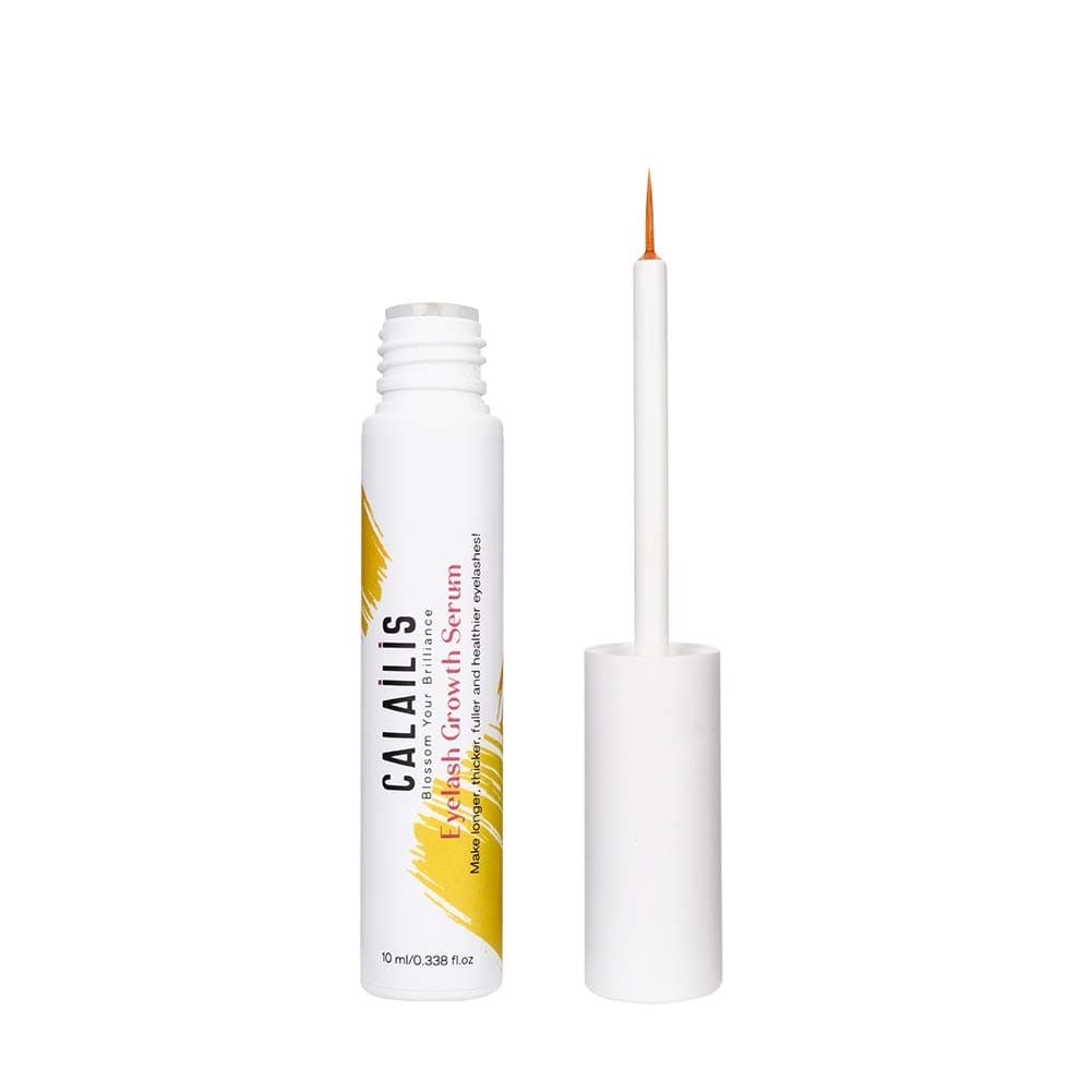 Eyelash Growth Enhancer，CALAILIS Serum Lash Booster for Natural Healthy Fuller Thick Long Lashes, Cruelty Free, 10ml