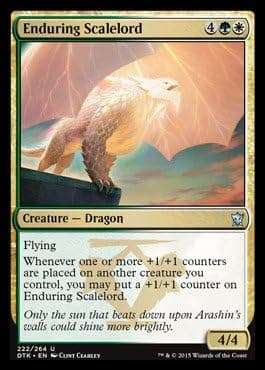 Magic The Gathering - Enduring Scalelord (222/264) - Dragons of Tarkir