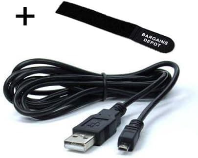 Bargains Depot 5 feet USB 2.0 Nikon UC-E6, UC-E16, UC-E17 Camera Compatible + Cable Tie for Nikon Coolpix Camera