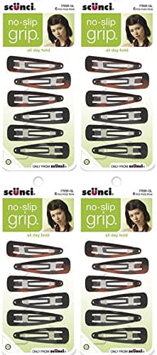 Scunci No Slip Snap Clippies, 24 Count, 5cm