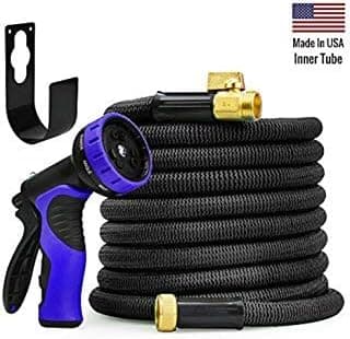 NEW World's Strongest 100ft Expandable Garden Hose with MADE IN USA Inner Tube Heavy Duty Expandable Hose Garden Hose Expanding Hose Flexible Hose Water Hose Best Expanding Garden Hose Set - UPGRADED