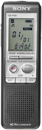 Sony ICD-P520 Digital Voice Recorder with 256 MB Built-in Flash Memory and USB
