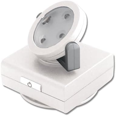 Rite Lite LPL740W 4 LED Pivot and Swivel Light, White