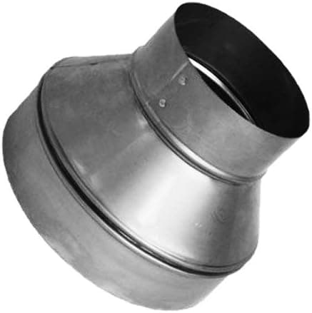 Speedi-Products SM-RDP 76 7-Inch by 6-Inch Round Galvanized Plain Reducer