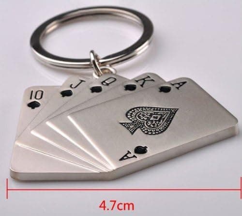 High Quality Playing Cards Keychain