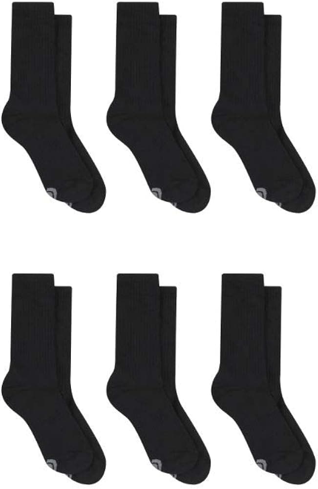 C9 Champion Lightweight Crew Sock, Black, 6-12