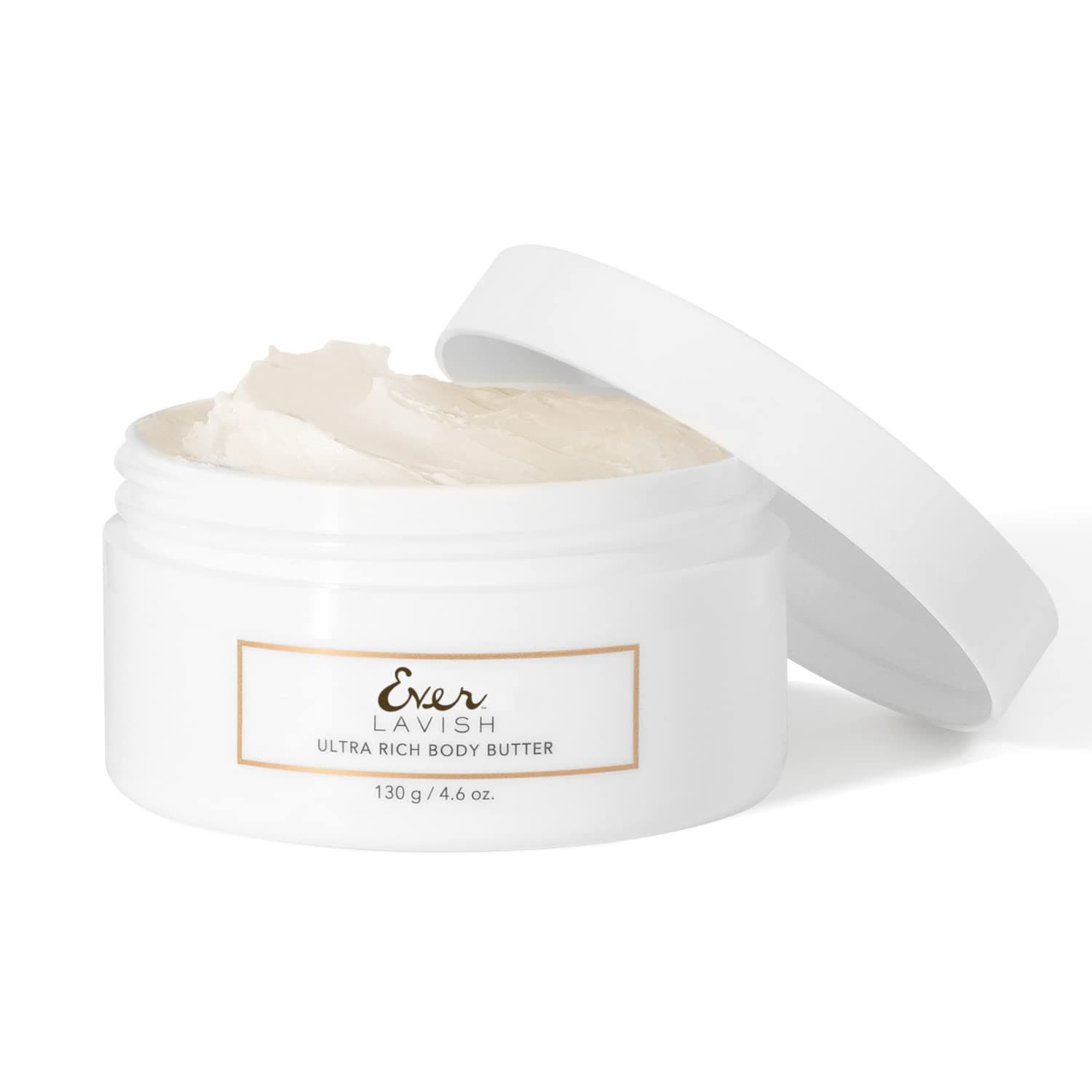 EVER Lavish Ultra Rich Body Butter - Antioxidant and Vitamin-Infused Moisturizing Body Cream that Hydrates, Protects and Firms to Reveal Smoother, Softer, Younger-Looking Skin