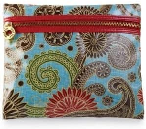 Blue Paisley Zip Case by Mud Pie