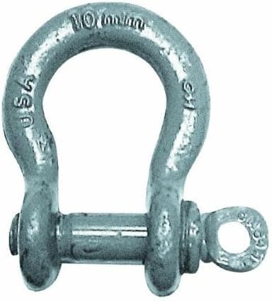 Screw Pin Clevis Shackles - 1/2" farm screw pin clevis