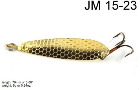 Akuna [JM 15] 3-Inch Trolling Spoon Fishing Lure for Northern Pike