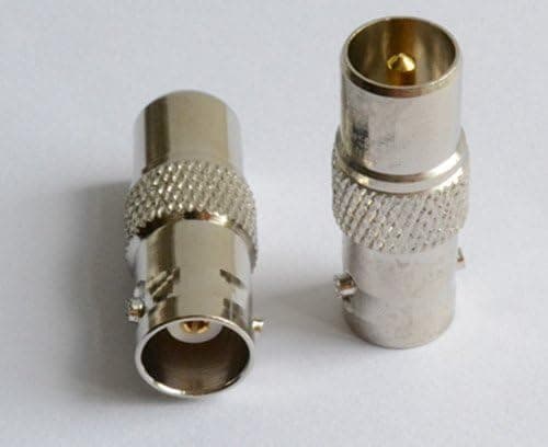 2pcs BNC Female to TV Pal Male Adapter for EzTV668, EzTV645 & TV301U DVB/SDR USB Sticks
