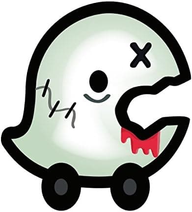 StickyWaze Magnet -Car / Auto / Refrigerator / Locker Emoji Magnet Zombie