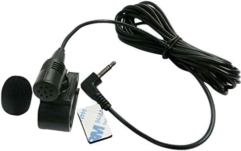 Car Stereo Microphone External Mic Compatible for Kenwood DDX-320BT DDX-372BT DDX-392 DDX-492 DDX-5902 DDX-6702S DDX-6703S DDX-672BH DDX-6902S DDX-6903S