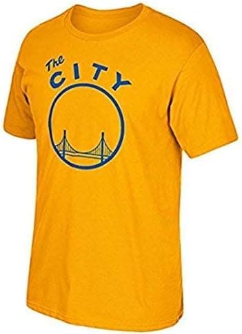 adidas Golden State Warriors Vintage The City Logo Gold T Shirt