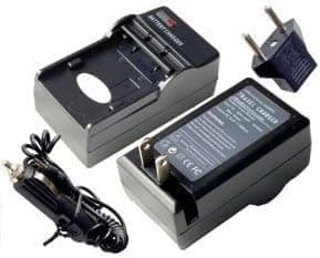 Replacement Battery Charger Kit for GE General Imaging E1030 E1035 E1040 E1050 E1050TW E1235 E1240 E1250TW E850 H855 H1055 Digital Cameras