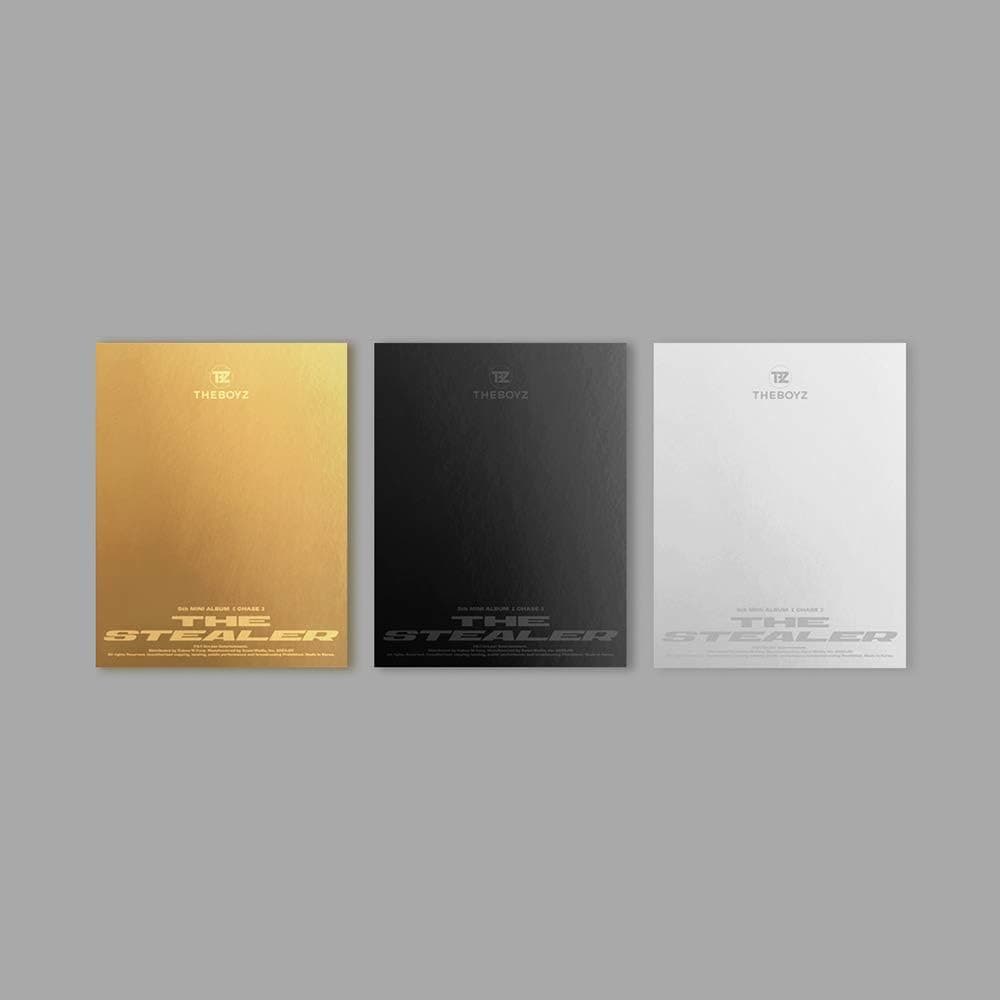 Kakao M The Boyz - Chase (5th Mini Album) Album+Folded Poster+Extra Photocards Set (Chase+Stealer+Trick ver. Set)
