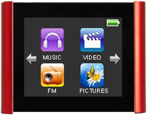 Eclipse Mach Speed 4 GB MP3/Video Player with 1.8-Inch Touchscreen, Voice Recorder and FM Radio - (Red) (Eclipse-T180 RD)