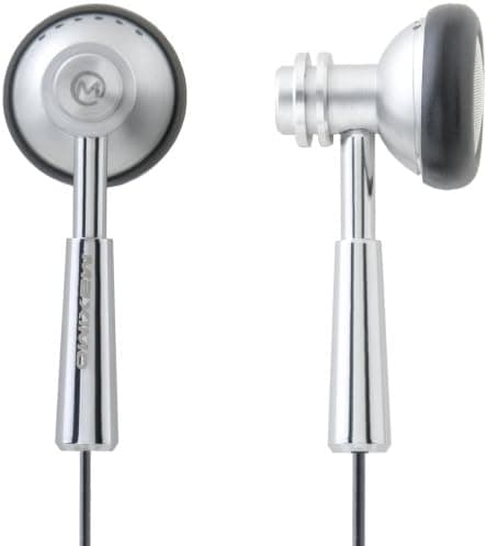 Maximo iM-290 Earbud Earphones 2.5MM 2FT Alloy Metal + Pouch (Discontinued by Manufacturer)