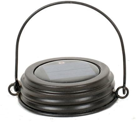 Buckeye Nation Sales 2 X Hanging Solar Lid Light (Rustic Brown)