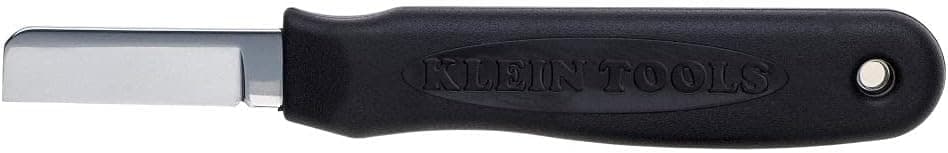 Klein Tools 44200 Cable Splicers Knife, Heavy-Duty Handle, Cutlery Steel Blade