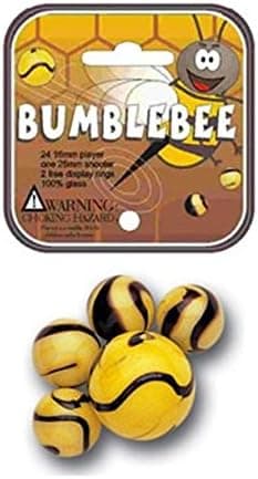 Fabric Selectas USA Marbles - Bumblebee,Multi,6.25"h x 2.75"w x 1.5"d