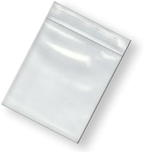 ZIPLOCK BAGS 3X5 CLEAR ECONOMY BOX OF 1,000 by Grobet