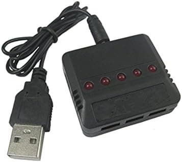 HobbyFlip Charge 5 in 1 Lipo Battery Charger USB Interface for 3.7v Li-Po Compatible with Dromida Verso